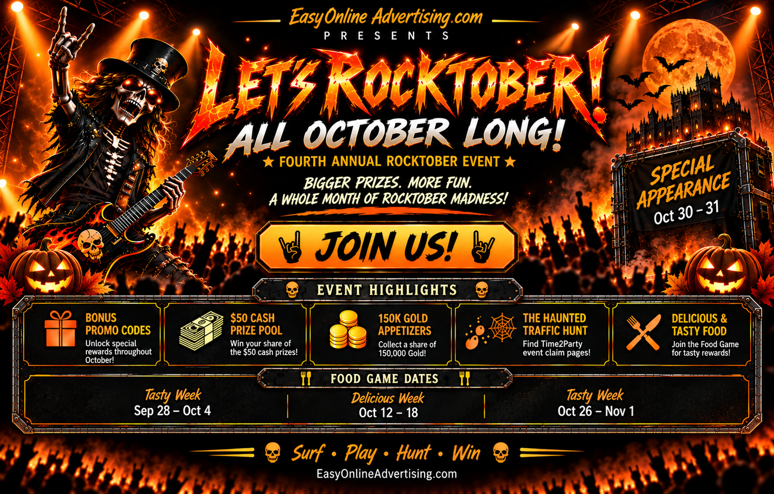 Let's Rocktober 2026 at Easy Online Advertising